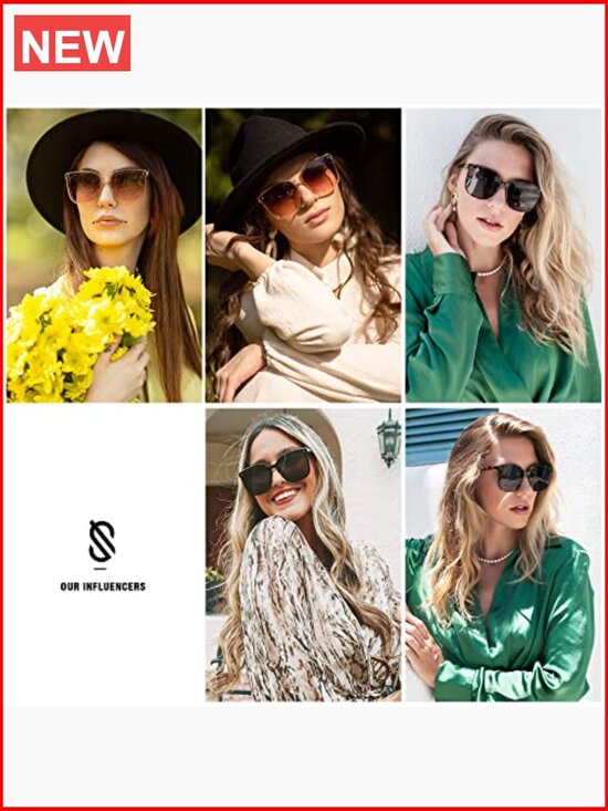Vintage Style Square Sunglasses UV400 Protection main image 5